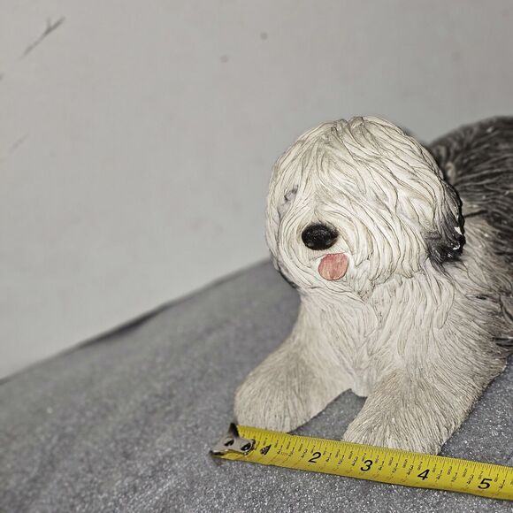 Sandicast Old English Sheep Dog 1983 Sandra Brue Hand Painted Vintage - Picture 11 of 11